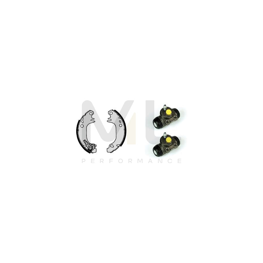 BREMBO STANDARD KIT H 61 057 Brake Shoe Set for CITROËN AX Ø: 180mm | ML Performance Car Parts
