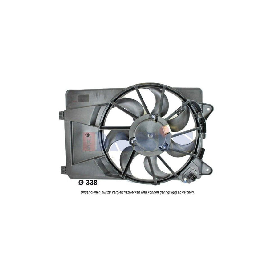 AKS Dasis 088115N Fan, Radiator for Fiat Doblo
