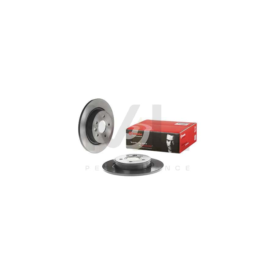 BREMBO BEARING DISC LINE 08.A858.27 Brake Disc Solid, with ABS sensor ring, with wheel bearing set | ML Performance Car Parts