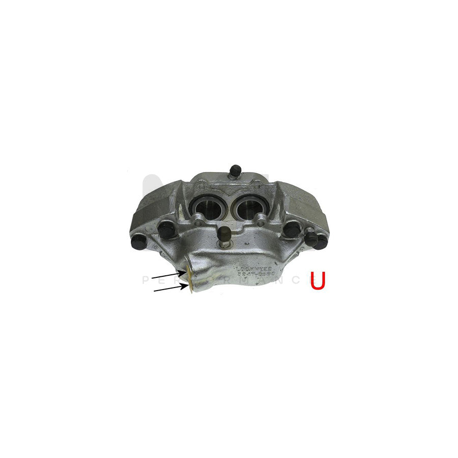 HELLA 8AC 355 384-881 Brake Caliper without holder