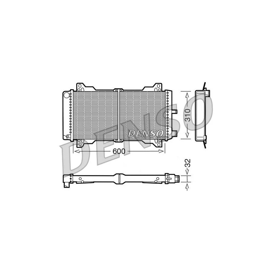 DENSO DRM10014 Engine Radiator