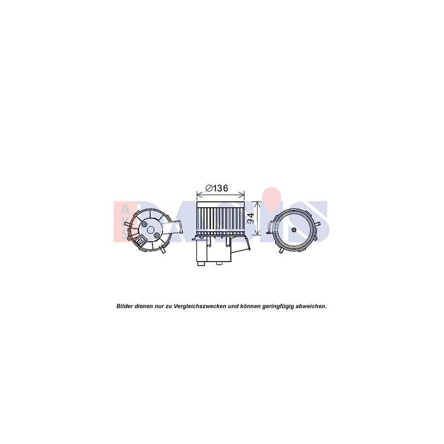 AKS Dasis 088129N Interior Blower