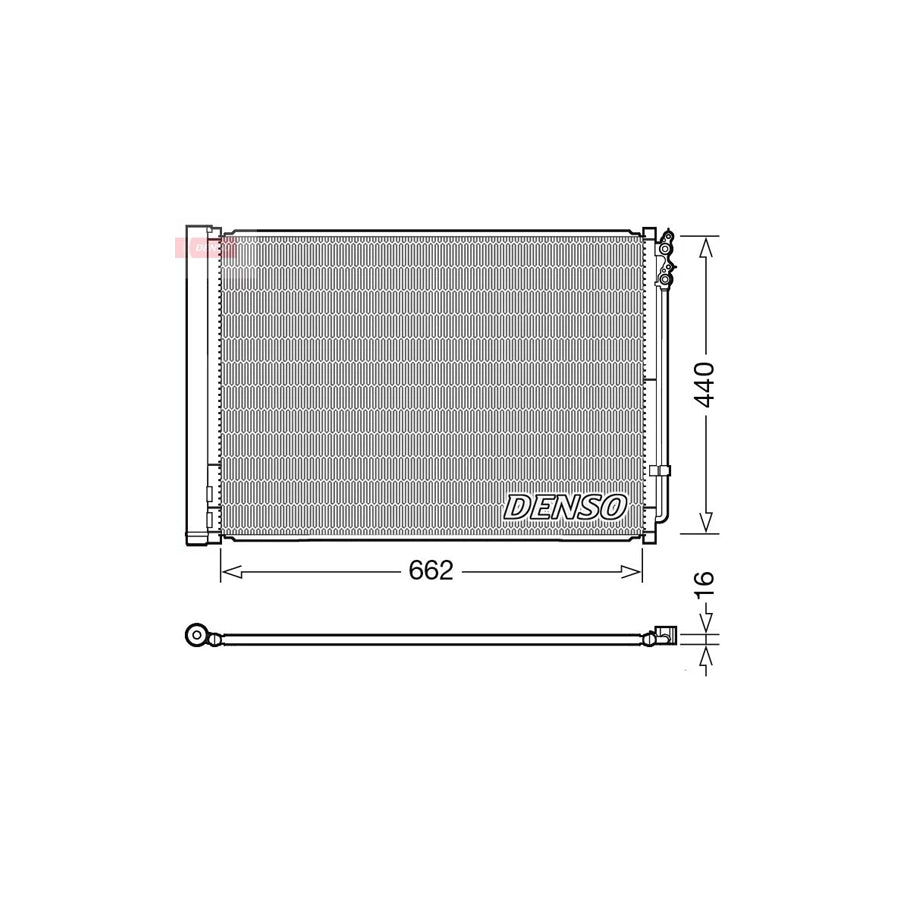 DENSO DCN05032 Air Conditioning Condenser