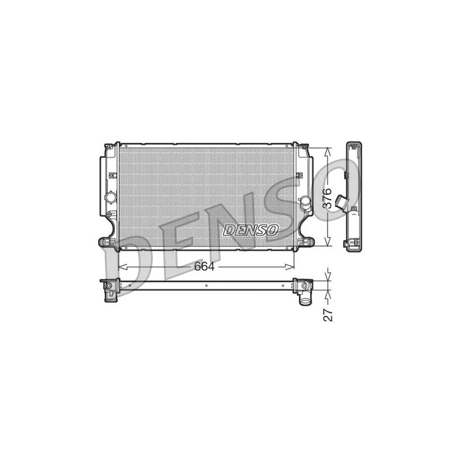 DENSO DRM50024 Engine Radiator