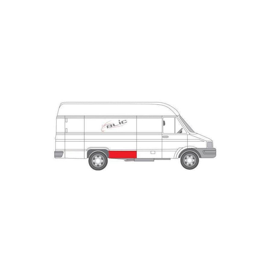 Blic 6504-03-2094586P Wing Fender For Iveco Daily
