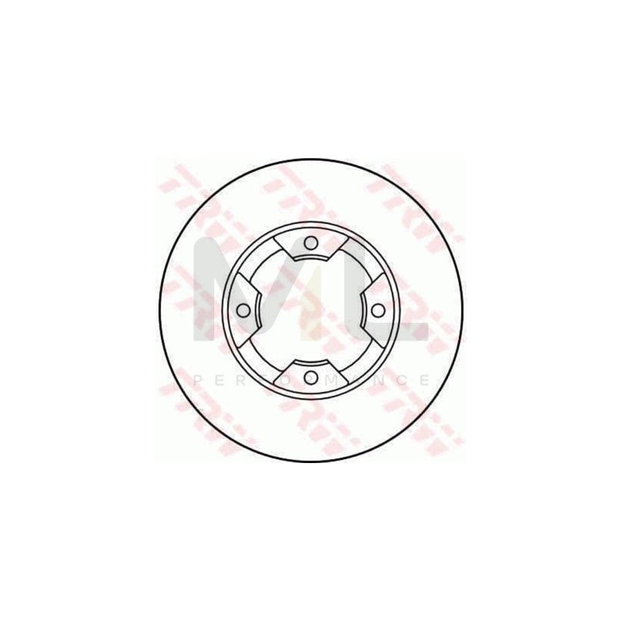TRW DF1947 Brake Disc for NISSAN STANZA Vented | ML Performance Car Parts