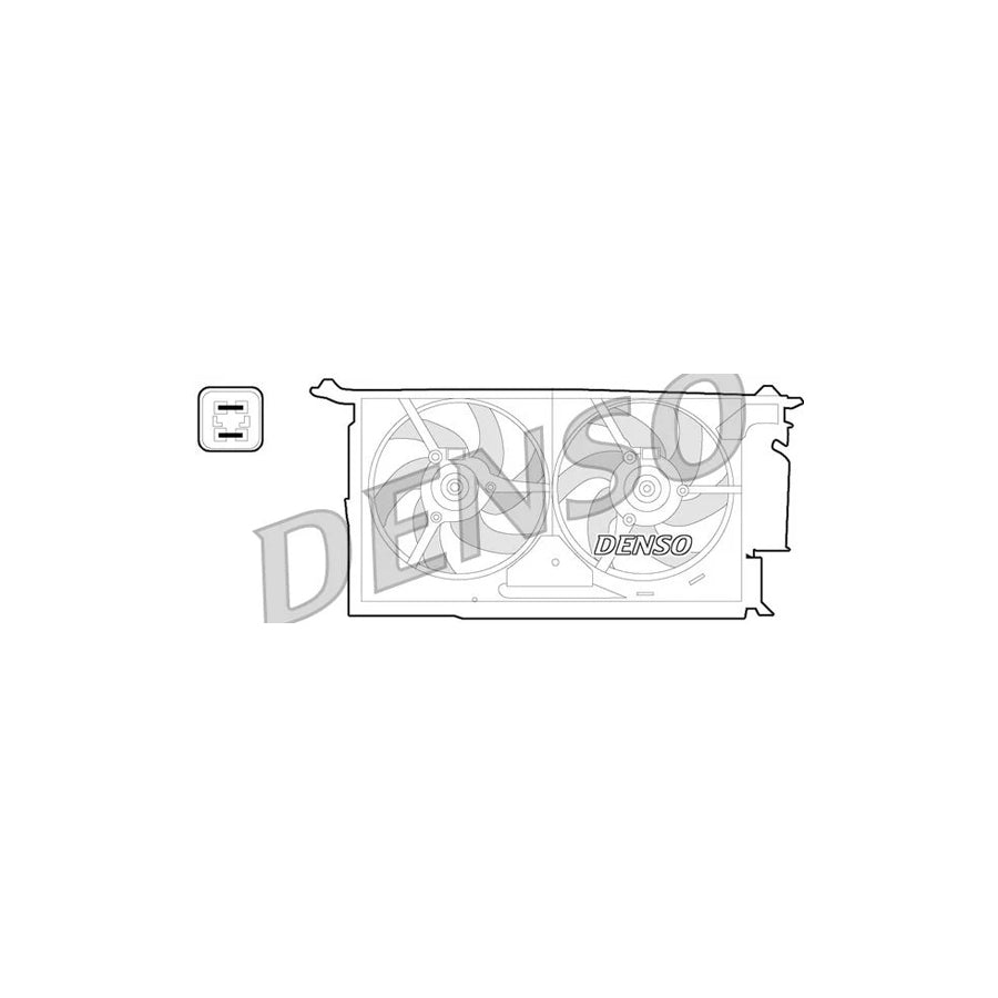DENSO DER21018 Fan, Radiator