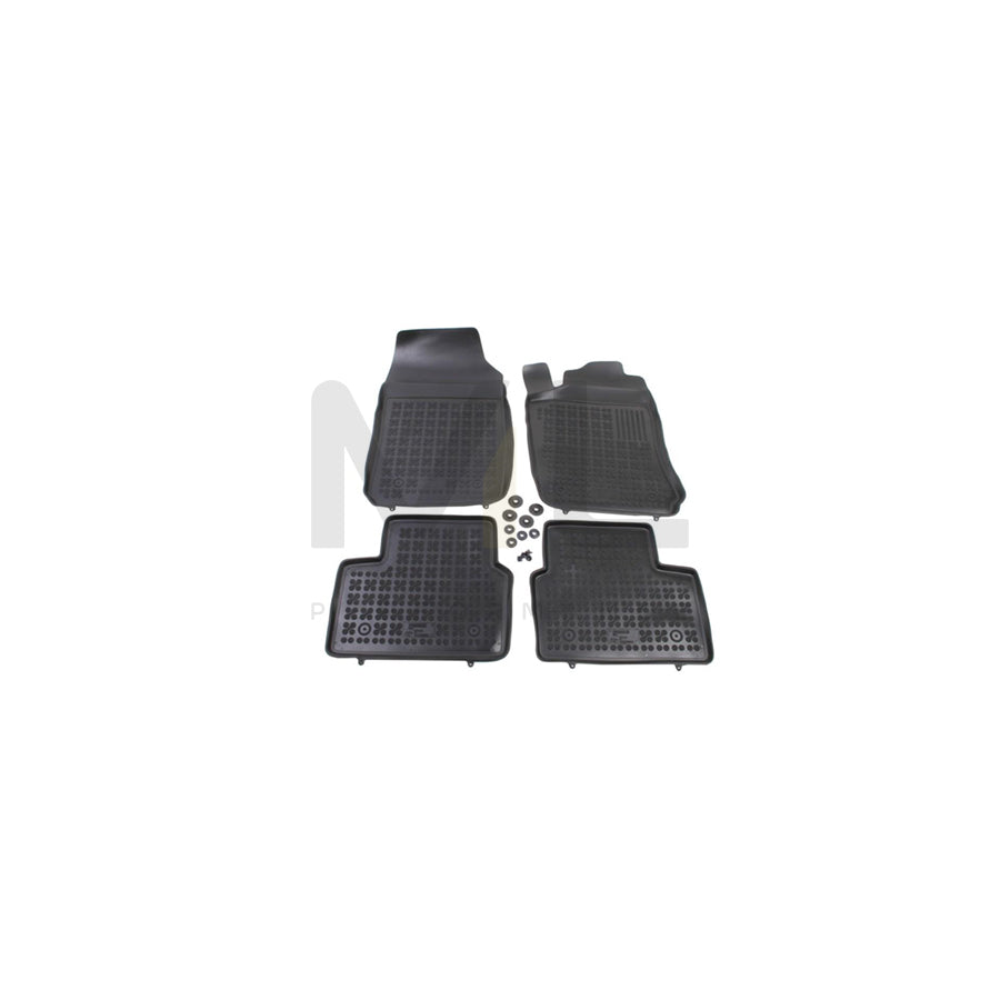 REZAW PLAST Tailored 200503 Floor mat set for OPEL VECTRA Elastomer, Front and Rear, Quantity: 4, Black