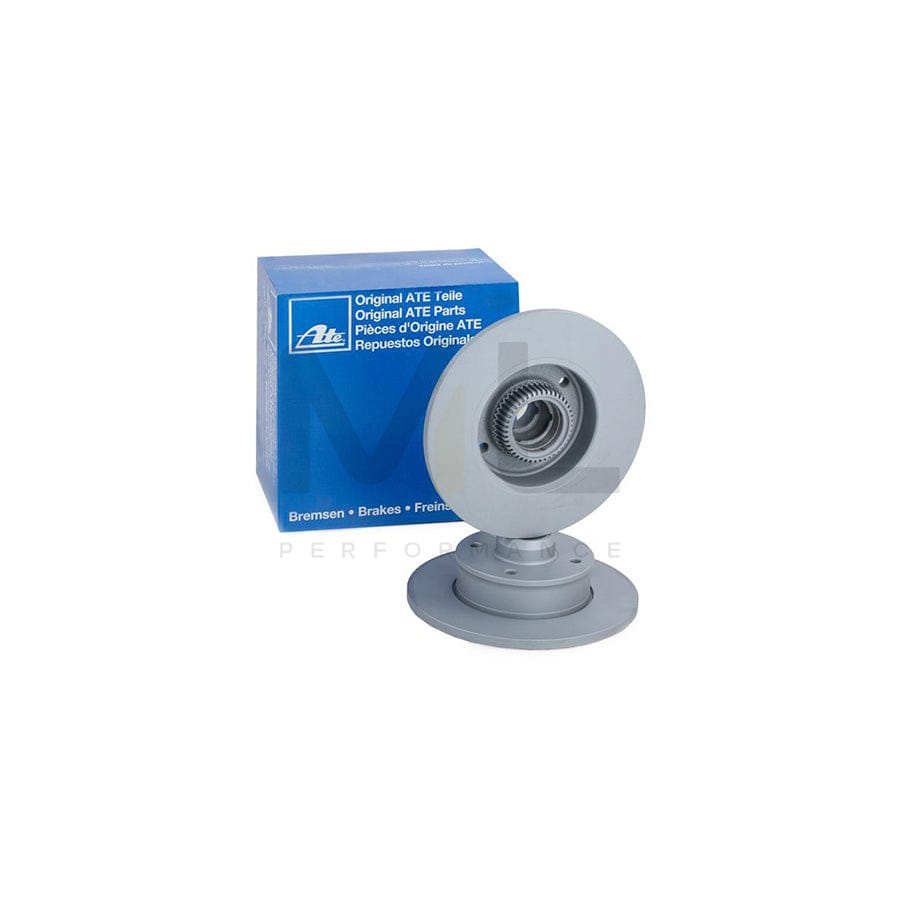 ATE 24.0110-0275.2 Brake Disc Solid, Coated, with ABS sensor ring, without wheel bearing - 1 piece