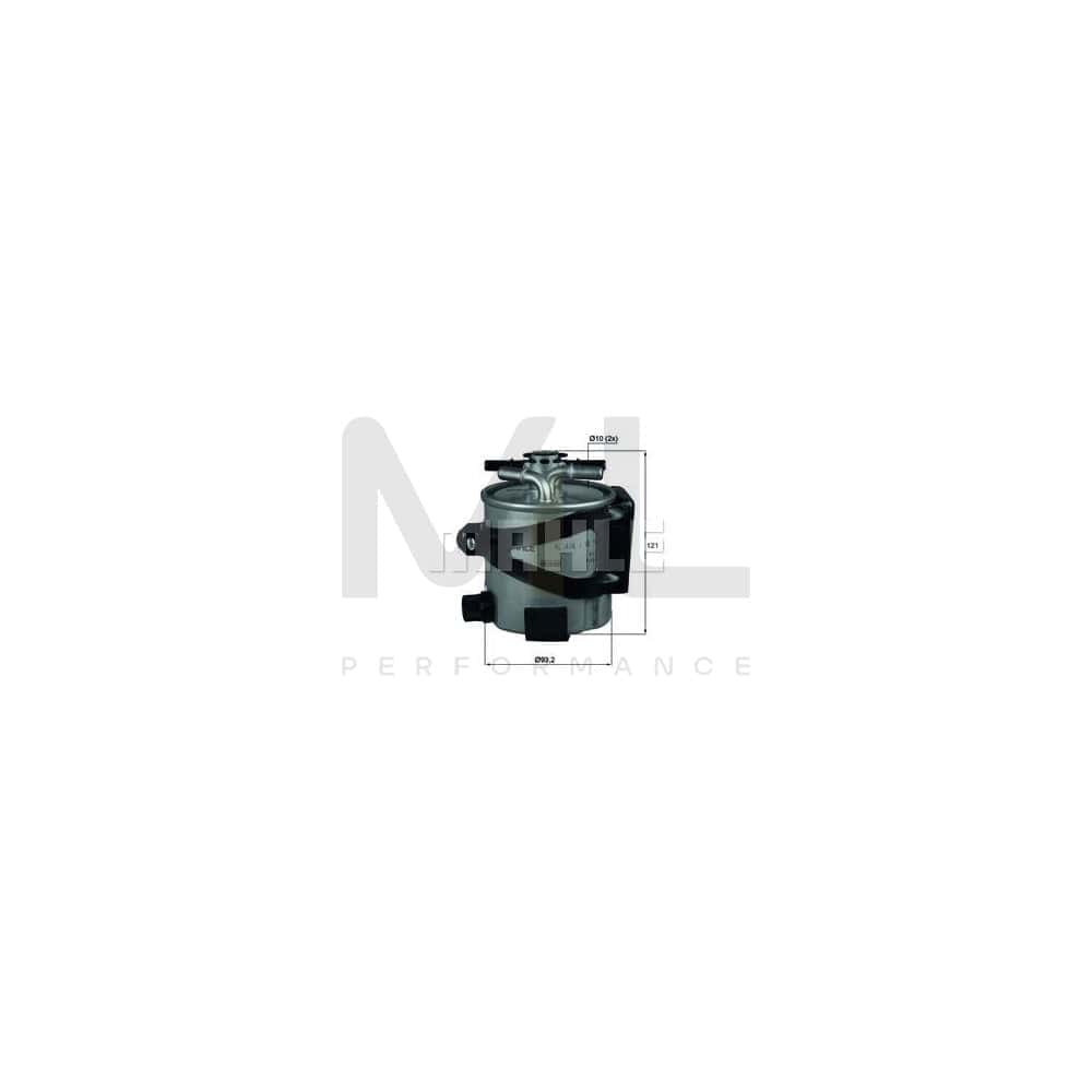 MAHLE ORIGINAL KLH 44/17 Fuel filter for RENAULT MEGANE In-Line Filter, with holder | ML Performance Car Parts