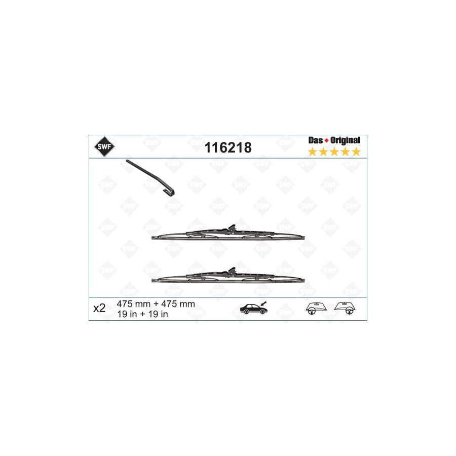 Swf Original 116218 Wiper Blade | ML Performance US Car Parts
