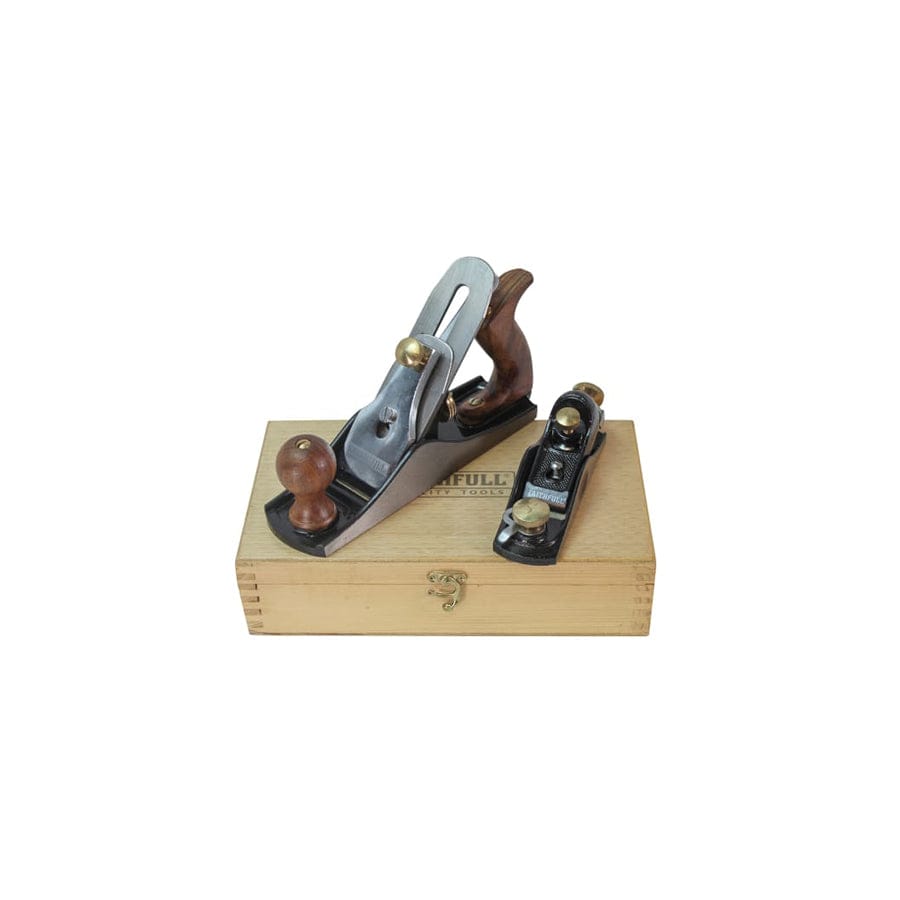 Faithfull FAIPLANE4AV No.4 Plane & No.60 1/2 Plane in Wooden Box