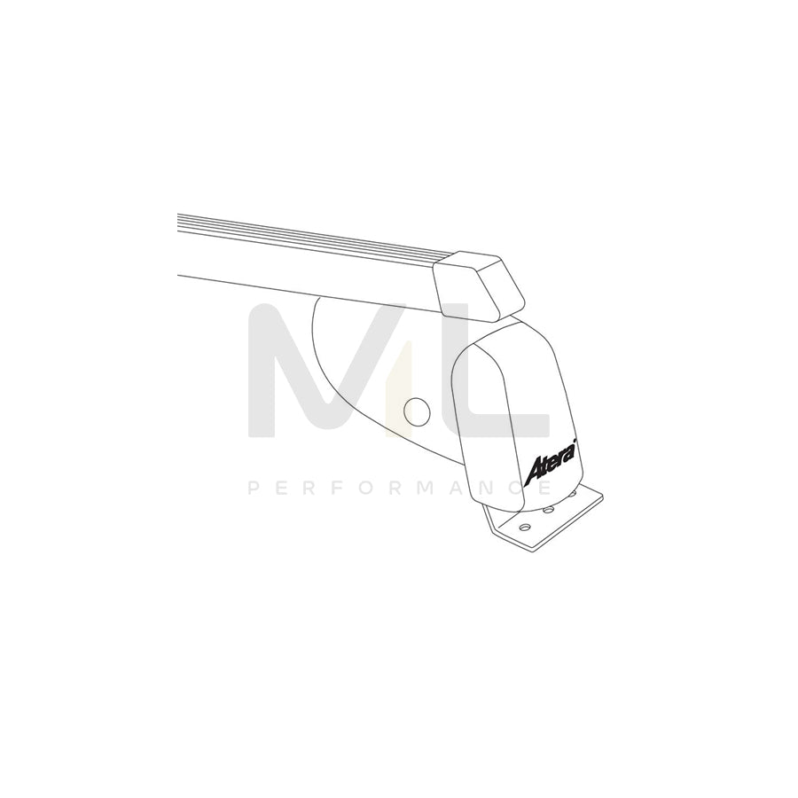 Atera Signo 044134 Roof bars for FORD FOCUS for cars without rails, 110 cm, 75 kg, Steel