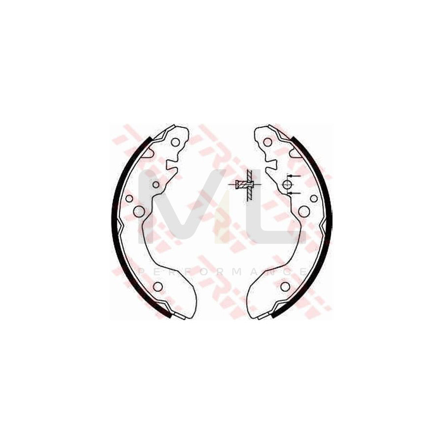 TRW GS8671 Brake Shoe Set | ML Performance Car Parts