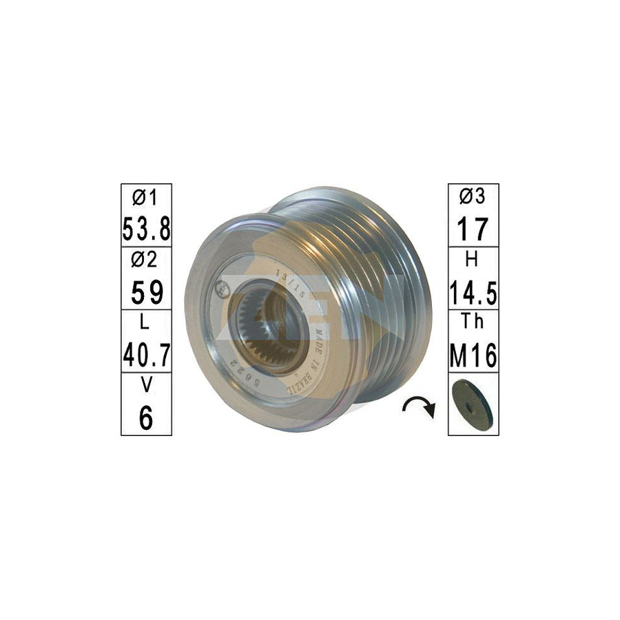 Era ZN5622 Alternator Freewheel Clutch