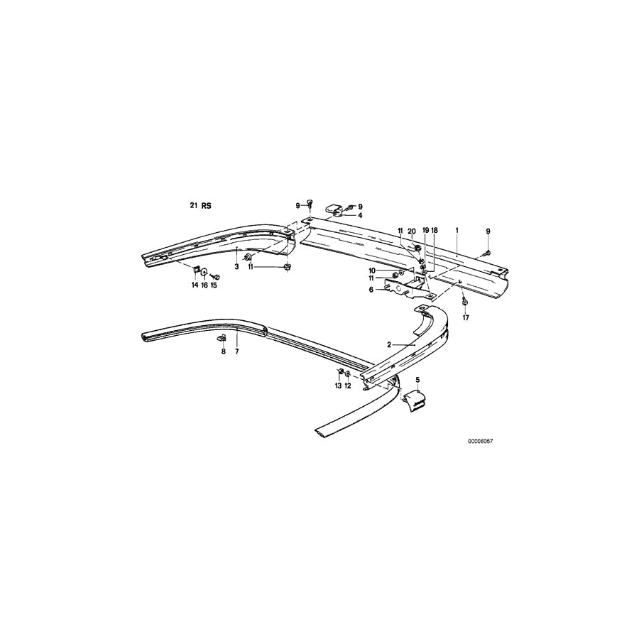 Genuine BMW 51121961634 E24 Cover, Primed, Right (Inc. M635CSi, 635CSi & 628CSi) | ML Performance US Car Parts