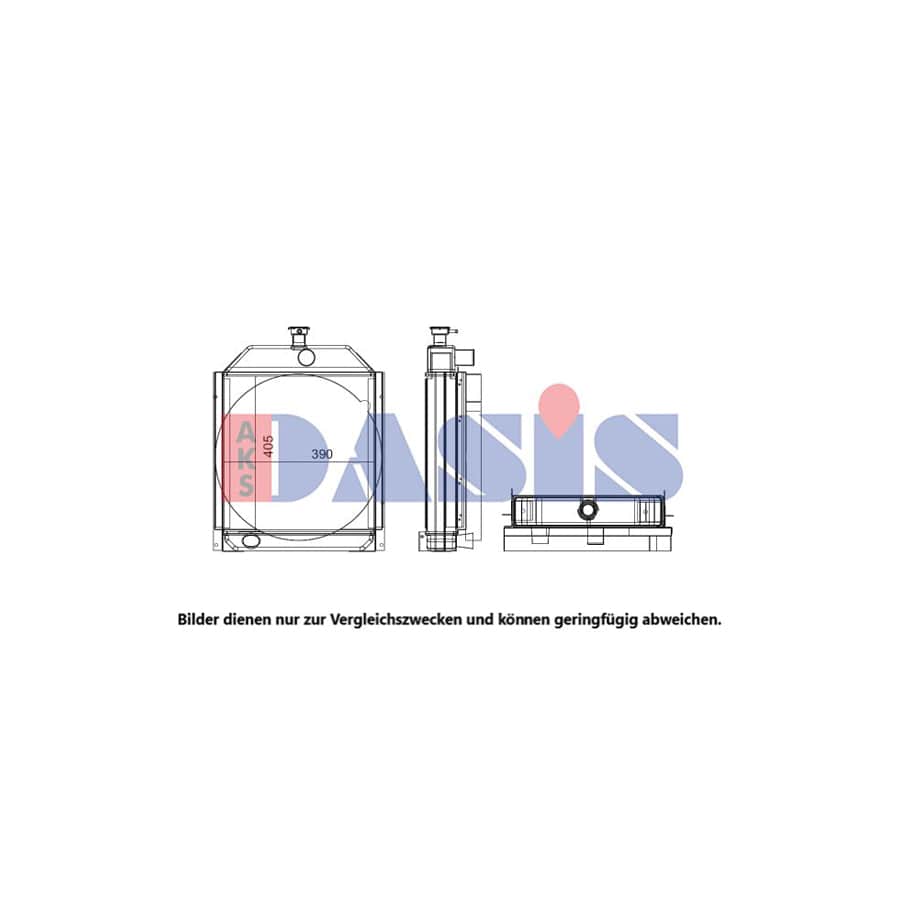 AKS Dasis 440097N Engine Radiator