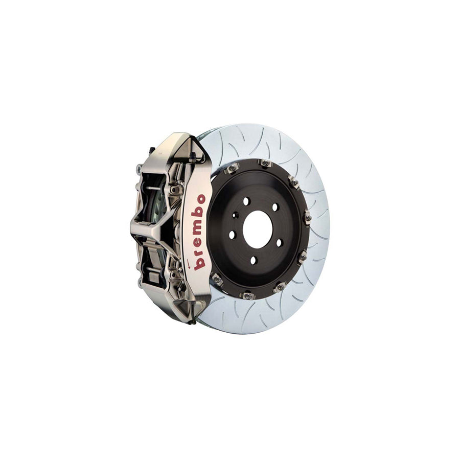 Brembo 1N3.9076AR Tesla Model Front GT-R 6-Pistons Slotted Type-3 2-piece Big Brake Kit 380x34mm | ML Performance US Car Parts