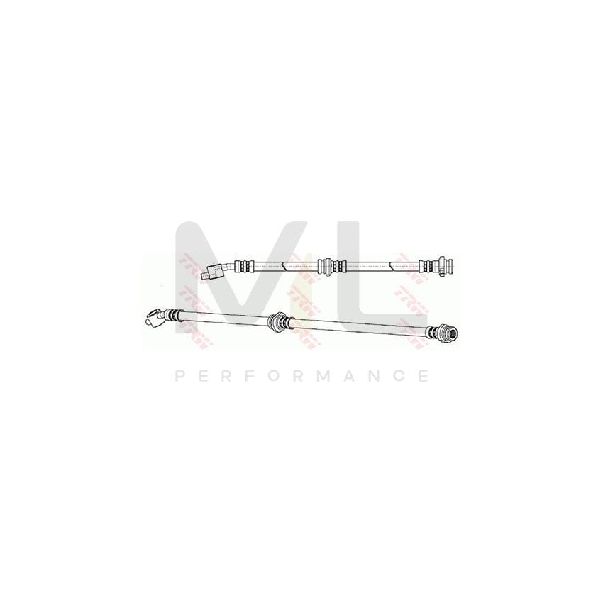TRW PHD972 Brake Hose for NISSAN ALMERA 490mm, M10x1 | ML Performance Car Parts