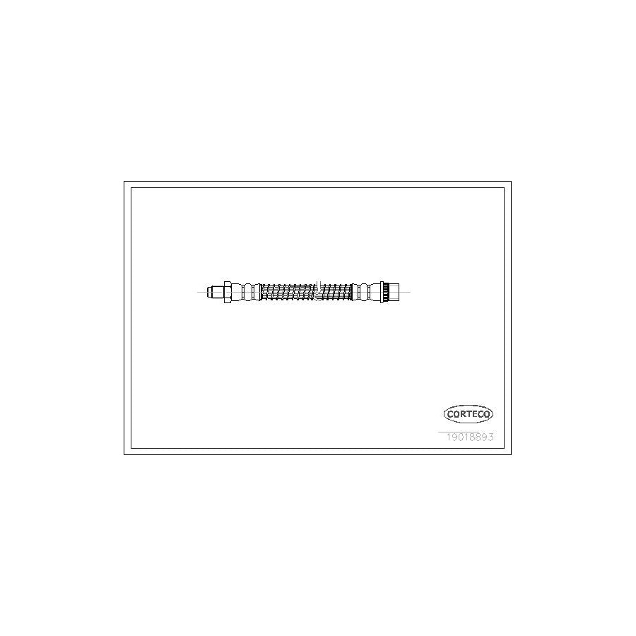 Corteco 19018893 Brake Hose