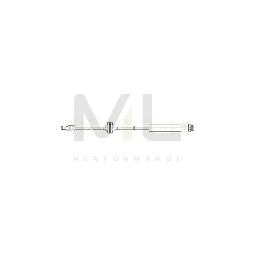TRW PHB481 Brake Hose for FIAT Panda II Hatchback (169) 500mm, M10x1 | ML Performance Car Parts