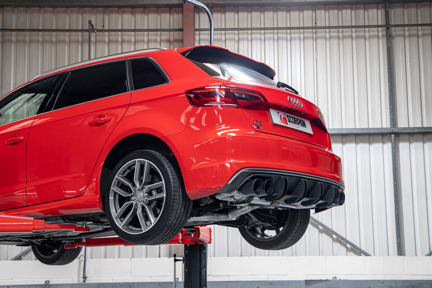 Scorpion SAUS109C Audi S3 8V Non-Resonated Cat/Gpf-Back System Without Valves | ML Performance US US