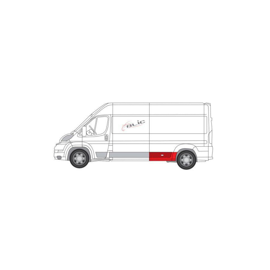 Blic 6504-03-2097583P Wheel Arch Liner