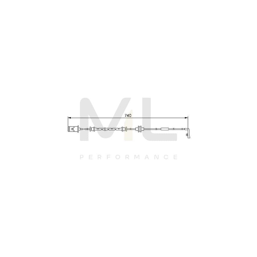 BOSCH 1 987 474 973 Brake pad wear sensor | ML Performance Car Parts