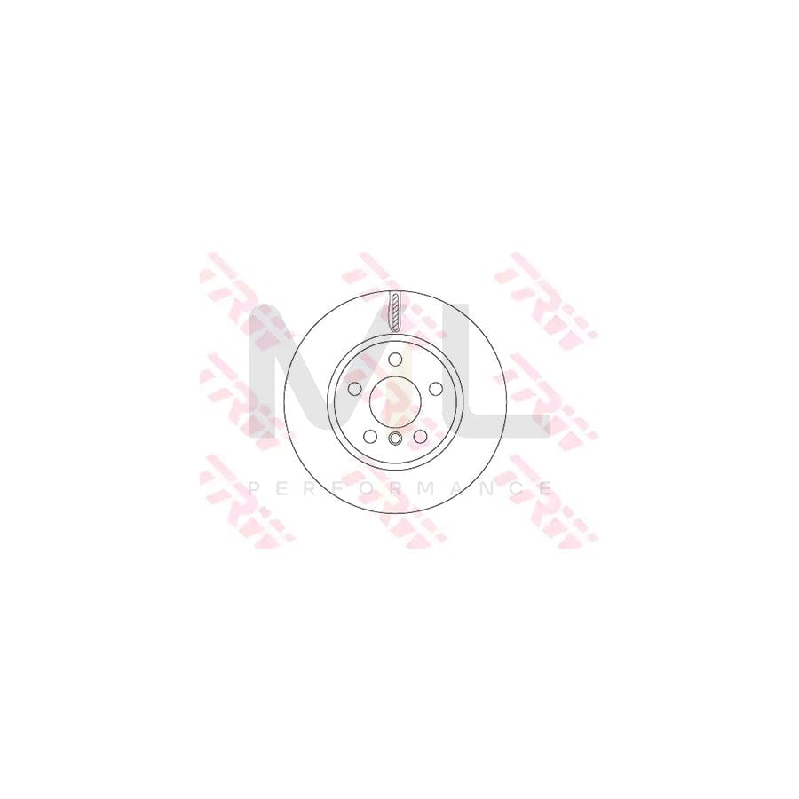 TRW DF6757 Brake Disc Vented, Painted | ML Performance Car Parts