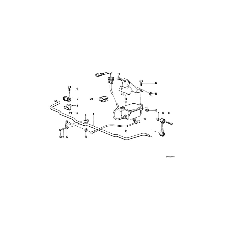 Genuine BMW 37101124832 E23 Lever (Inc. 735i, 745i & 728iS) | ML Performance US Car Parts