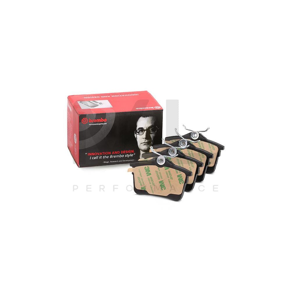 Brembo P 61 084 Brake Pad Set Excl. Wear Warning Contact, With Brake Caliper Screws | ML Performance Car Parts