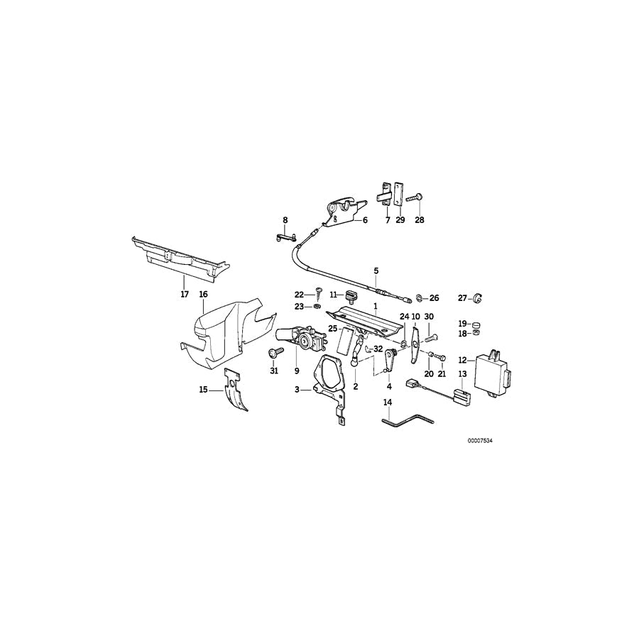 Genuine BMW 61311394329 E30 Microswitch (Inc. M3, 320i & 318i) | ML Performance UK Car Parts