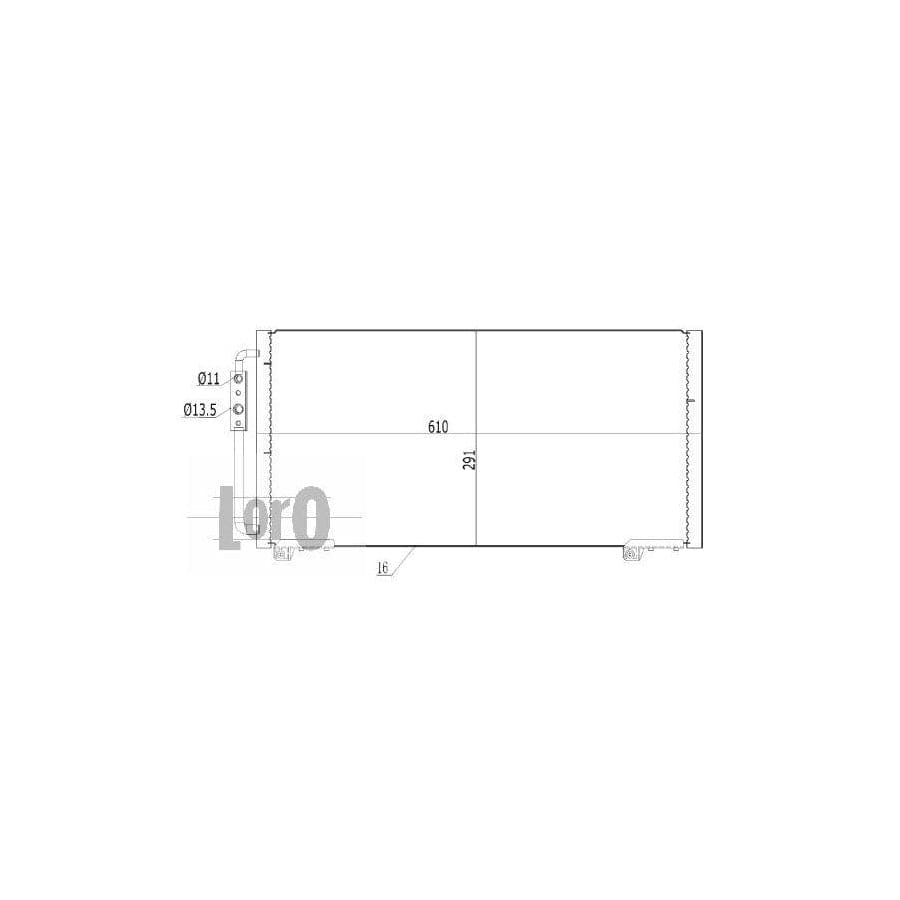Abakus 0180160026 Air Conditioning Condenser
