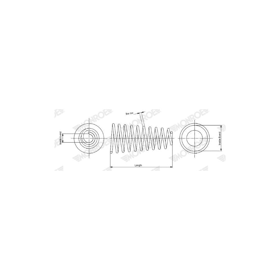 Monroe Sp4084 Coil Spring