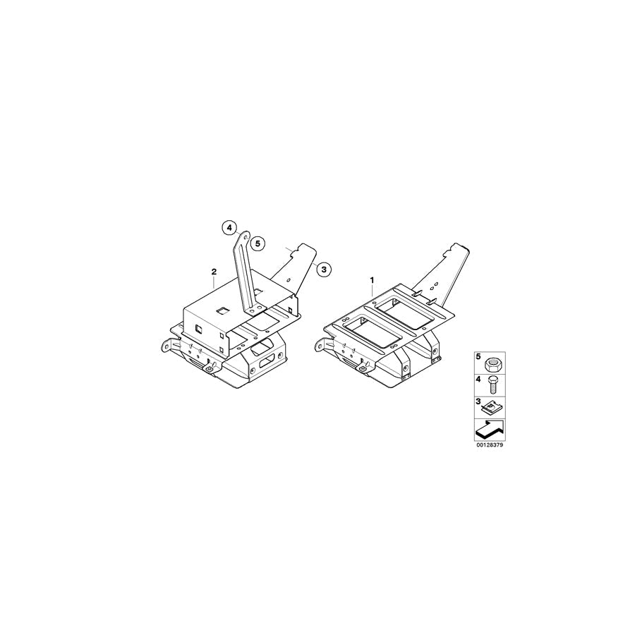 Genuine BMW 65503411774 E83 Bracket Navigation/Satellite Radio (Inc. X3 2.5i & X3 3.0i) | ML Performance UK Car Parts