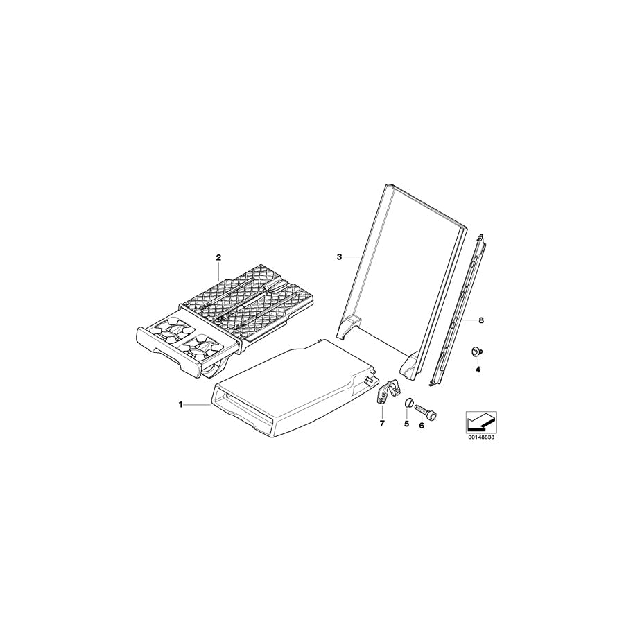 Genuine BMW 52207152203 E90 E91 Cover GRAU (Inc. 325i, 318i & 335d) | ML Performance US