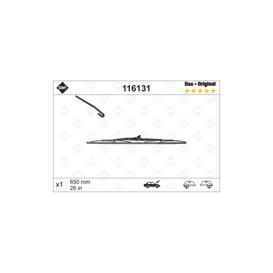 Swf Original 116131 Wiper Blade | ML Performance US Car Parts