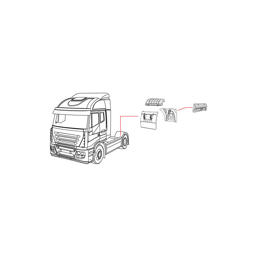Covind 560/535 Holder, Tail Light