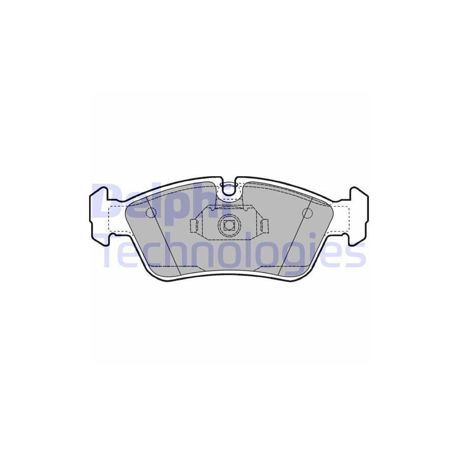 Delphi Lp1421 Brake Pad Set