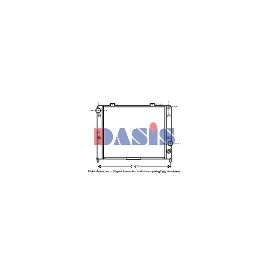 AKS Dasis 011000N Engine Radiator for Alfa Romeo 164 (164)