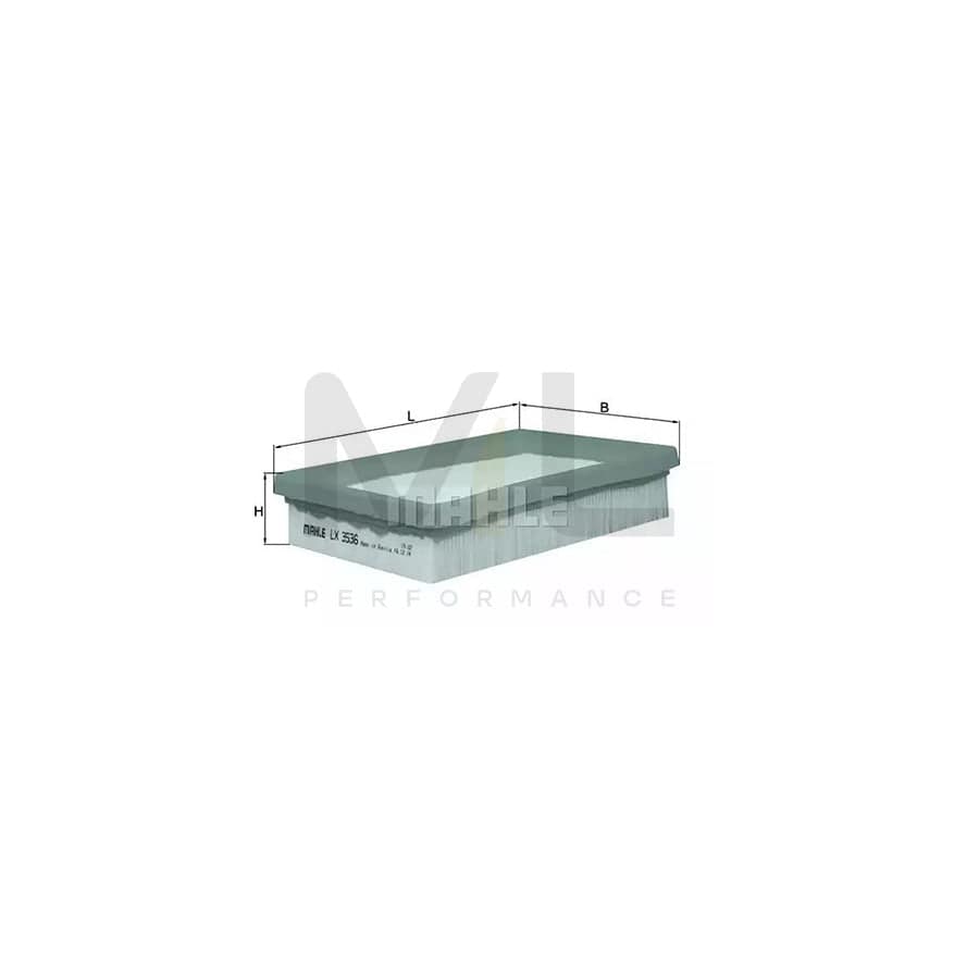 MAHLE ORIGINAL LX 3536 Air Filter Filter Insert | ML Performance Car Parts