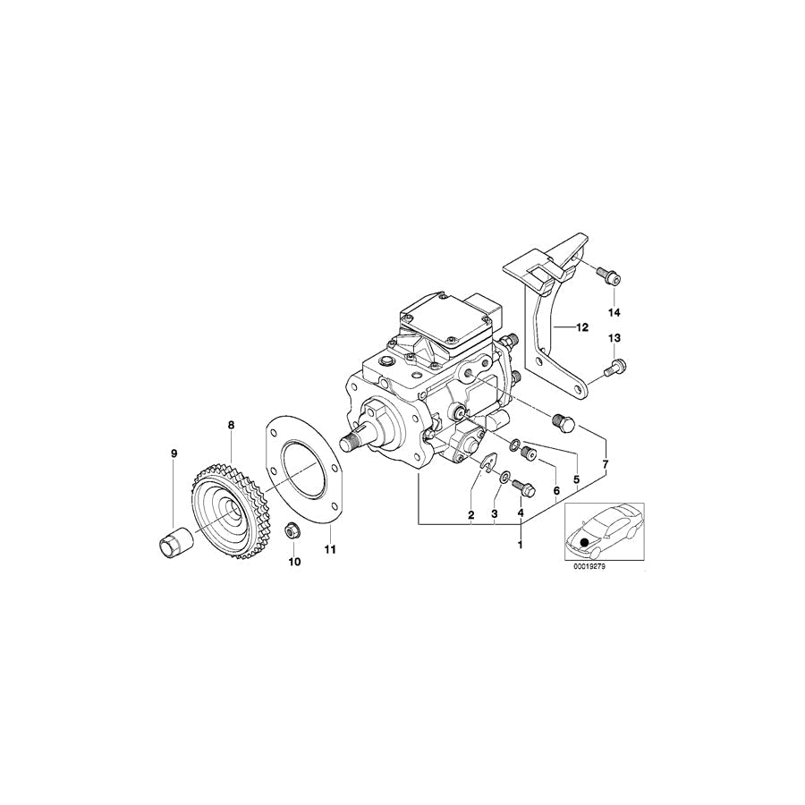 Genuine BMW 13517787532 E46 E39 At-Injection Pump (Inc. 320d & 520d) | ML Performance US Car Parts