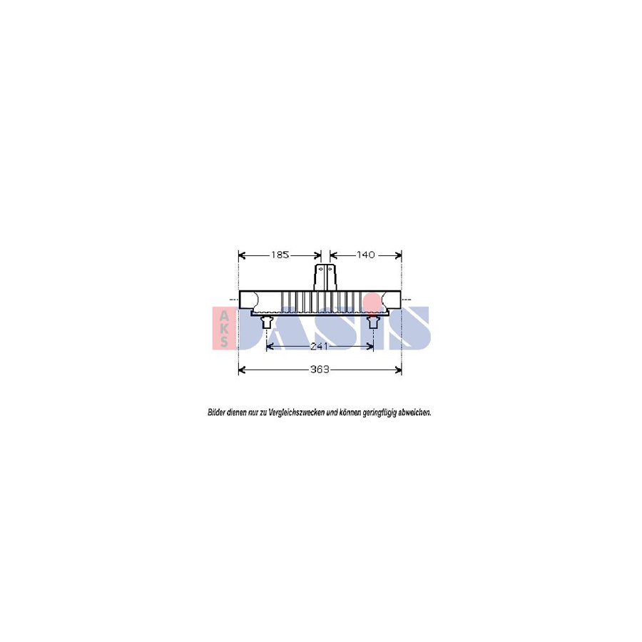 AKS Dasis 166001N Engine Oil Cooler