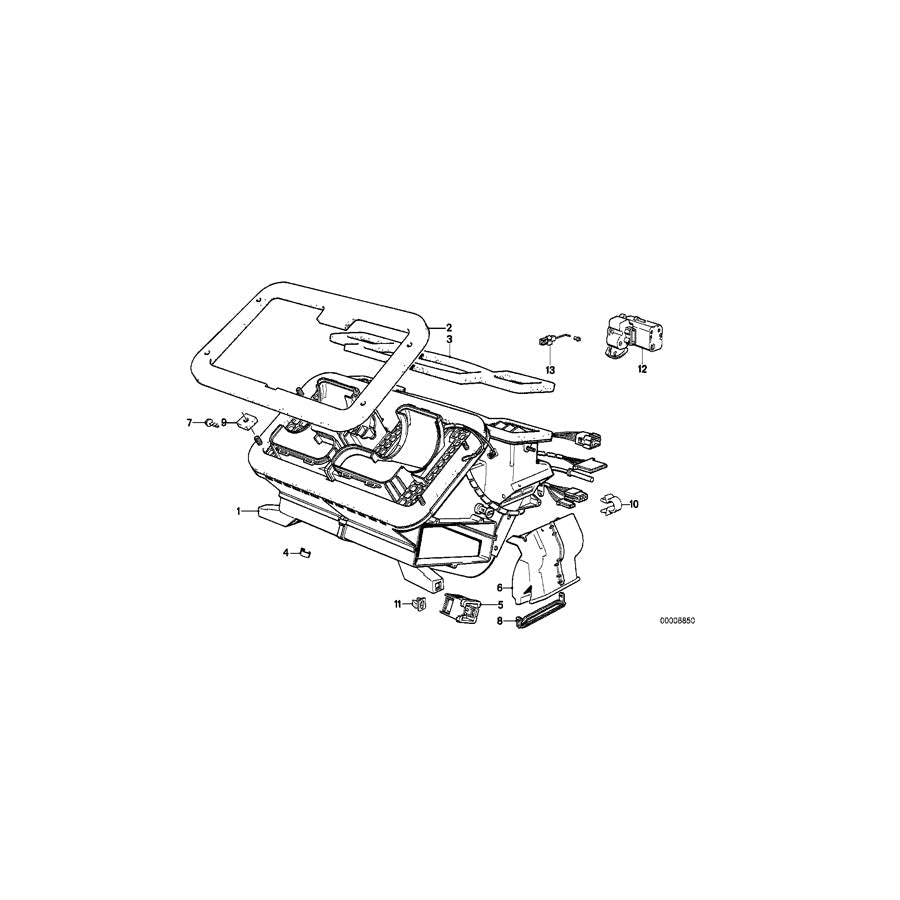 Genuine BMW 64111380275 E30 Actuator (Inc. 316i, M3 & 318is) | ML Performance US Car Parts