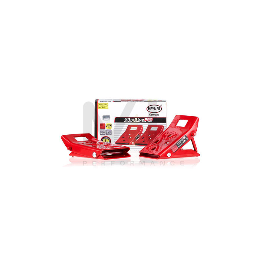 HEYNER UltraStop Pro 347500 Wheel chock 2x0.915kg, 2, Red, Sheet Steel