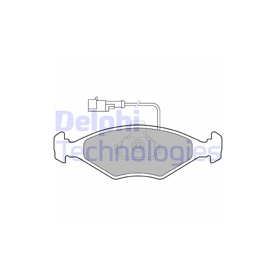 Delphi Lp1415 Brake Pad Set
