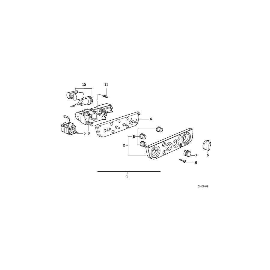 Genuine BMW 64118362836 E36 Interior Temperature Sensor Fan (Inc. 316i, 325i & 320i) | ML Performance US Car Parts