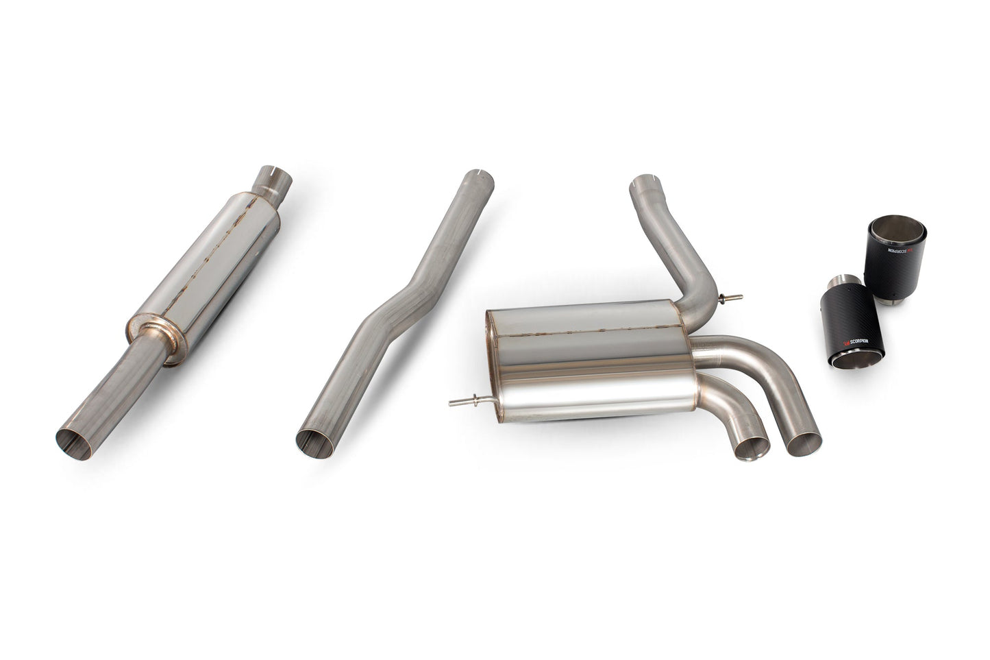Scorpion SMN010CF Mini Cooper S F56 Resonated Cat-Back System | ML Performance US US