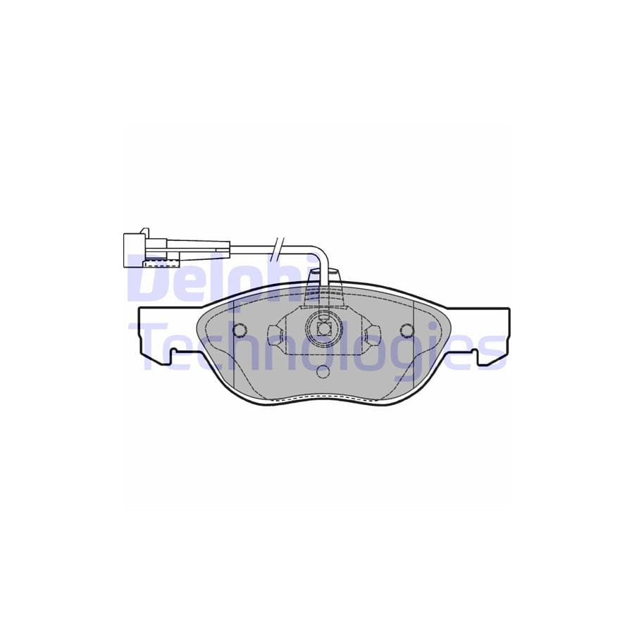 Delphi Lp1413 Brake Pad Set
