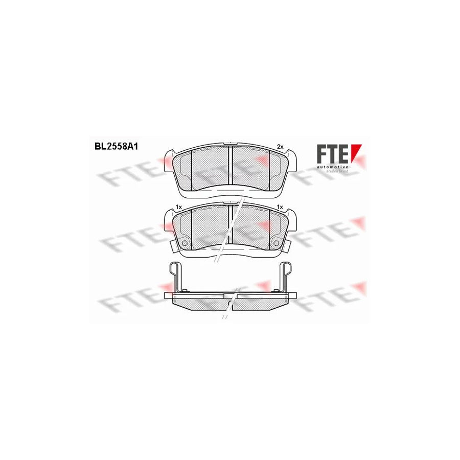 FTE Bl2558A1 Brake Pad Set